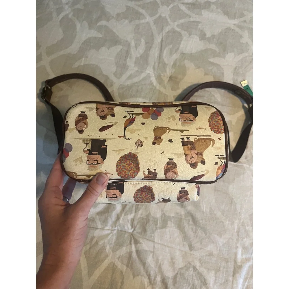 Loungefly Disney Pixar Up Mini Backpack Brown Trim Carl Russell Dug Kevin Bag - Picture 11 of 14